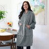 Catalonia Woman Blanket Hoodie Oversized Sweatshirt, Comfy Fleece Pullover Longe Sleeve, One Size Fits All, Gift Woman Wife - 3 of 4