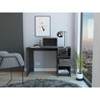 NicBex 43.3 Inch Computer Home Office Desk with 1 Drawer and 2 Open Shelves for Bedroom,Study Room,Office - 2 of 4