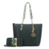 MKF Collection Ximena Women’s Tote Bag with matching Wristlet Wallet by Mia K - 2 of 4