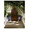 Crescent Garden 22" Wide Square Planter Leyla Black - 2 of 3