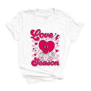 Simply Sage Market Love Season Heart Short Sleeve Graphic Tee - 1 of 4