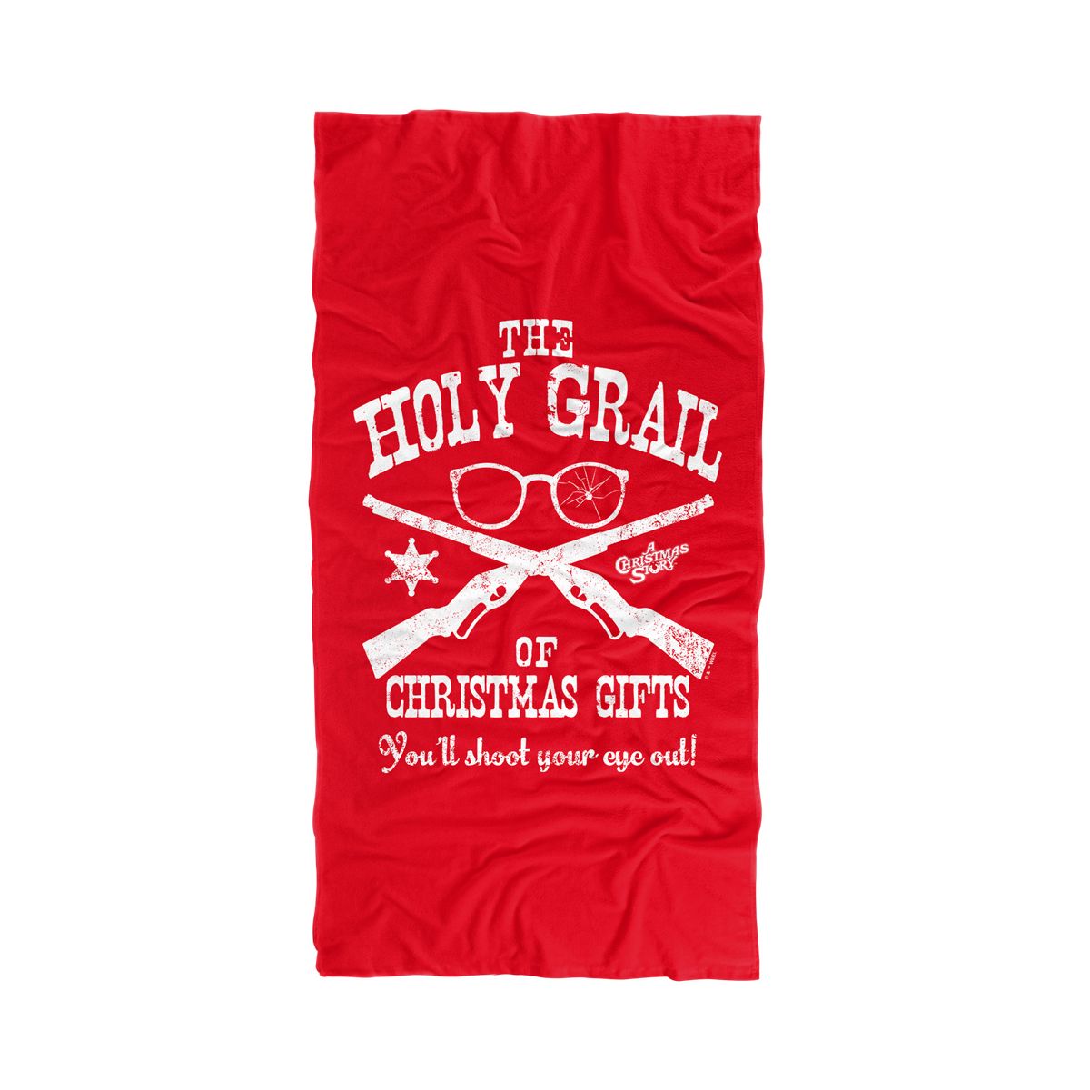 A Christmas Story The Holy Grail 30" x 60" Beach Towel