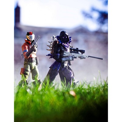Fortnite McFarlane Toys Action Figure Deluxe - Raven, Scala 11 Cm, Con Fucile D'Assalto E Base