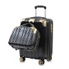 American Green Travel Melrose S 2-Piece TSA Anti-Theft Spinner Weekender Bag Luggage Sets - 2 of 4