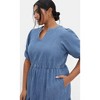 Women's Plus Size August Dress - light wash | CITY CHIC - 4 of 4