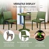 WestinTrends Playa 3-Piece Outdoor Round Metal Patio Dining Table Set With Stackable Patio Dining Side Chairs - 3 of 4