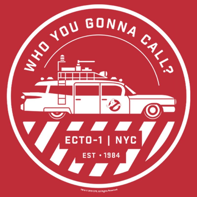 Men's Ghostbusters Ecto-1 Wagon Logo T-Shirt, 2 of 6