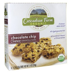 Cascadian Farm Chewy Granola Bars - Chocolate Chip. - 1 of 4
