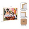 Kate & Laurel All Things Decor 20"x16" Gallery Bold Maximalist Tiger in Bubble Bath Print by The Creative Bunch Studio Natural - 3 of 4