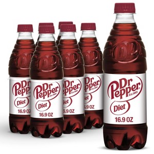 Diet Dr Pepper Soda Bottles - 6pk/16.9 fl oz - 1 of 4