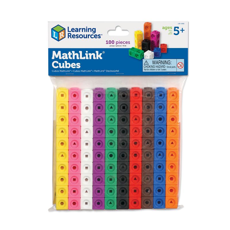 Learning Resources MathLink Cubes Set - 100pc, 1 of 14