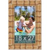 PosterPalooza | 18x27 Wide Bamboo Picture Frame, UV Acrylic, 4 Finishes - Brown, Black, Silver, and Natural - 2 of 4
