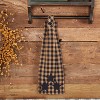 Navy Star Button Loop Tea Towel - 4 of 4
