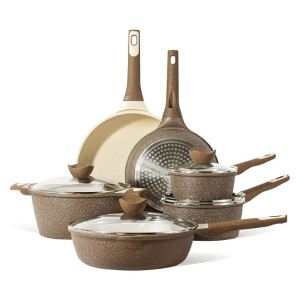 Nebula Vortex Healthy Induction Stone Cookware Set - 1 of 3