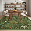 Forest Rug Washable Area Rugs for Living Room Bedroom Jungle Animal Print Rug Soft Non Slip Low Pile Throw Rug - 2 of 4