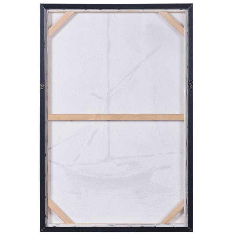Lifted Sail Hand Painted Framed Canvas Art Yellow - StyleCraft, 4 of 7