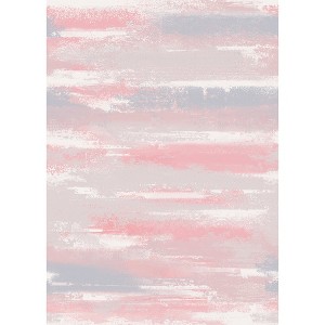 CHIC CRATE 5x7 ft Washable Area Rugs Non-Slip Modern Abstract Soft for Living Room Entryway Bedroom Nursery Home Decor Aesthetic - 1 of 4