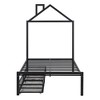Elegant Full Metal Bed Frame with House Design - Perfect for Stylish Bedrooms - 4 of 4