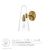 Modway Beacon Wall Sconce – 1-Light Industrial Style Fixture with Glass Shade - 3 of 4