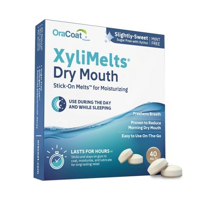 Oracoat Xylimelts For Dry Mouth Relief Slightly Sweet : Target