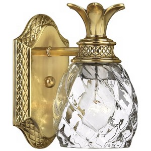 Hinkley Anana Plantation 8 3/4" Pineapple Glass and Brass Wall Sconce - 1 of 1