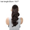 Unique Bargains Women's Big Wavy Ponytail Long Hair Hair Extensions High Temperature Fiber 19.7IN 1 Pc - 4 of 4