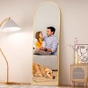 FURNIinspire Full Length Mirrors Floor Standing Body Mirror, Arched Mirror Room Decor Long Dressing Mirror for Bedroom, Gold, 18"*58" - 2 of 4