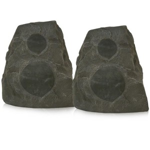 Klipsch Outdoor Landscape Rock Speakers - Granite (Pair) - AWR-650-SM - 1 of 4