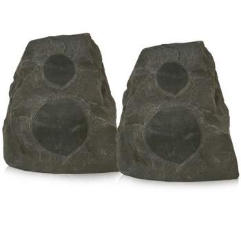 Klipsch Outdoor Landscape Rock Speakers - Granite (Pair) - AWR-650-SM