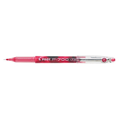 12pk Pilot P-700 Precise Gel Ink Roller Ball Stick Pen, Red Ink, .7mm