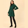 INSPIRE CHIC Women's Single Breasted Notched Lapel Long Winter Coats - 3 of 4