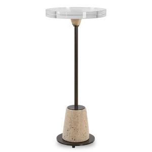 Uttermost Arthur Crystal Drink Table - 1 of 4