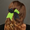 Unique Bargains Women's Fashion Two-Color Bow Hair Elastics 1 Pc - 2 of 4