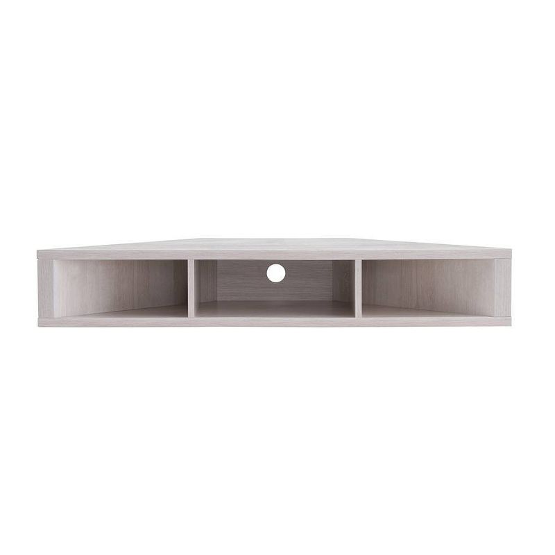 Tybo Open Shelves Corner Floating Console TV Stand for TVs up to 50" - HOMES: Inside + Out, 4 of 6