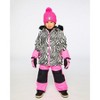 Deux par Deux Girl Two-Piece Play Snowsuit Fuchsia - 2 of 4