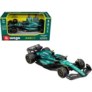Aston Martin AMR23 #14 "Cognizant Aramco F1 Team" F1 World Championship (2023) "Race" Series 1/43 Diecast Model Car by Bburago - 1 of 4
