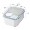 iDesign Small Canister with Removable Pour Cap - Set of 4 - White - 4 of 4