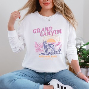 Simply Sage Market Grand Canyon National Park Cougar Garment Dyed Long Sleeve - 1 of 4