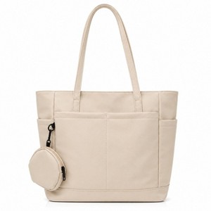 Alilang Large Capacity Tote Bag with Zip Closure Spacious Shoulder