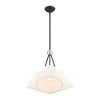 Livex Lighting Prato 3 - Light Chandelier in  Black - 4 of 4