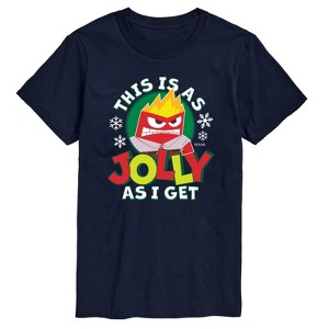 Men's - Inside Out 2 - Anger This Is As Jolly As I Get Short Sleeve Graphic T-Shirt - 1 of 4