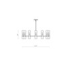Datus 12-Light Contemporary Chandelier - Elegant Round Design for Foyers & Dining Areas - 3 of 4