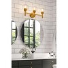 Sutton 3-Light Vanity Wall Sconce - Modern Steel Design with Clear Glass Shades - 4 of 4