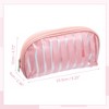 Unique Bargains Large Capacity Clear Zipper Makeup Bag Organizers 3 Pcs - 2 of 4
