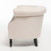 GDFStudio Justus Contemporary Tufted Upholstered Club Chair - 4 of 4