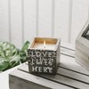 Pavilion Gift Company - Love - 8 oz - 100% Soy Wax Candle Scent: Serenity - Flame Candles - 2 of 4