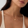 14K Gold Plated Dainty Necklace For Women: Softball/Volleyball/Sunflower/Bee/Butterfly Pendant, 16.5"+2" Ext Chain - 4 of 4