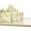 Slickblue Luxurious Soapstone Chess Set – Inlaid Board with Unique Carved Game Pieces - 3 of 4