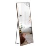 Racxily Solid Wood Frame Full-length Mirror, Dressing Mirror, Bedroom Home Porch, Decorative Mirror, Floor Mounted Large Mirror - 2 of 4