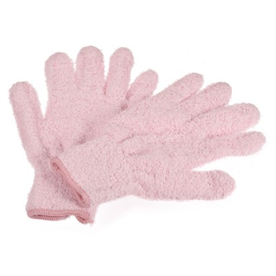 Unique Bargains Dusting Cleaning Gloves Microfiber Mittens For Cleaning  Plant Lamp Window 2 Pairs Blue : Target